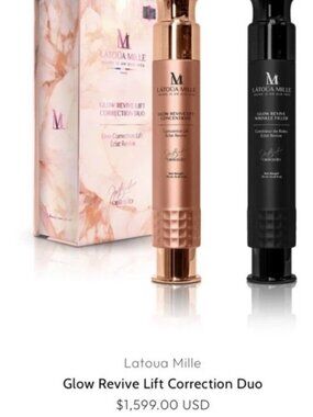 latoua mille glow revive lift correction duo New Sealed